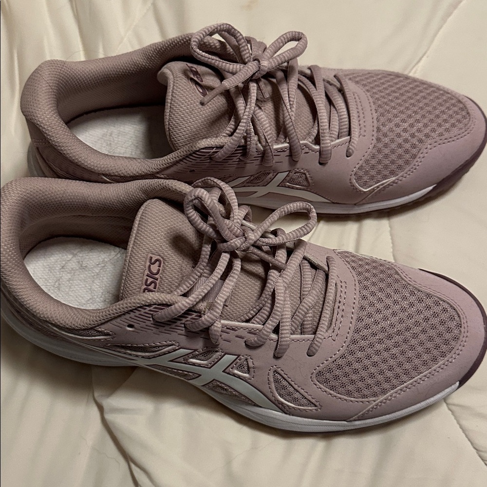 Asics Women's Athletic Shoes in Pink and White